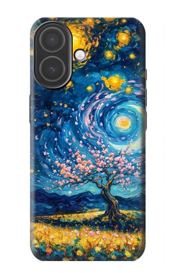 S4081 Dreamy Spiral Galaxy Night Sky Art Case For iPhone 17