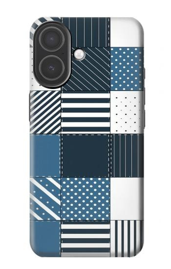 S4082 Modern Geometric Patchwork Pattern Case For iPhone 17