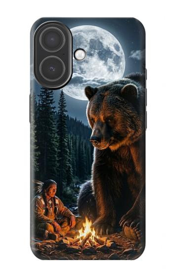 S4095 Majestic Bear Indian Wilderness Art Case For iPhone 17