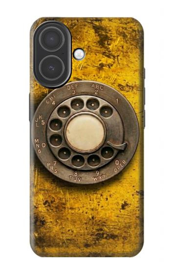 S4107 Retro Rotary Phone Dial Vintage Case For iPhone 17