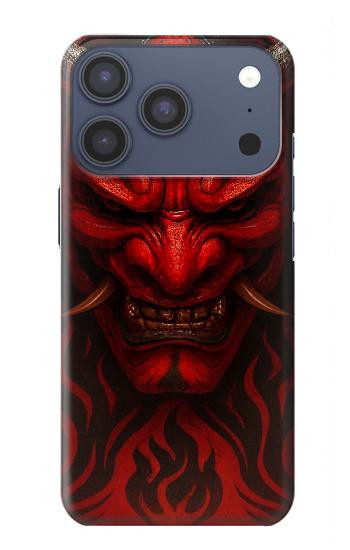 S4099 Mystic Red Demon Illustration Case For iPhone 17 Pro, 18 Pro