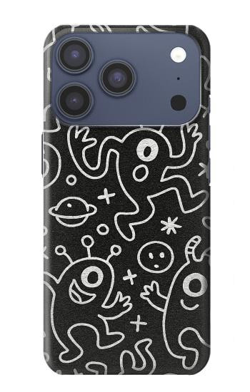 S4101 Cute Cartoon Monster Pattern Case For iPhone 17 Pro, 18 Pro