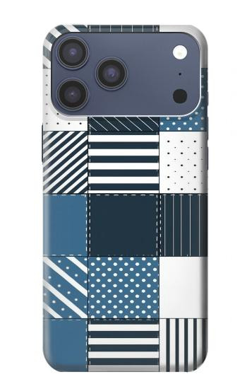 S4082 Modern Geometric Patchwork Pattern Case For iPhone 17 Pro Max