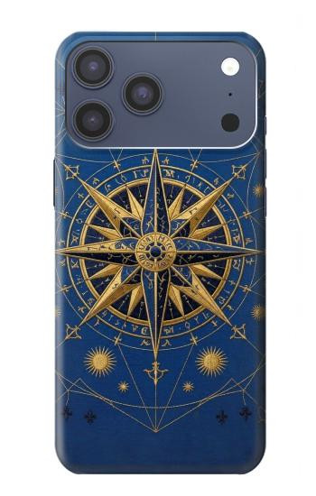 S4086 Nautical Compass Maritime Design Case For iPhone 17 Pro Max