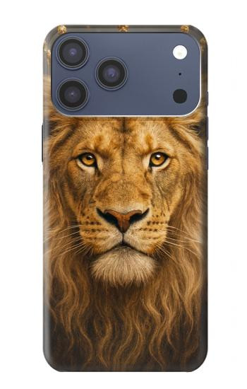 S4093 Royal Lion Portrait Artwork Case For iPhone 17 Pro Max, 18 Pro Max