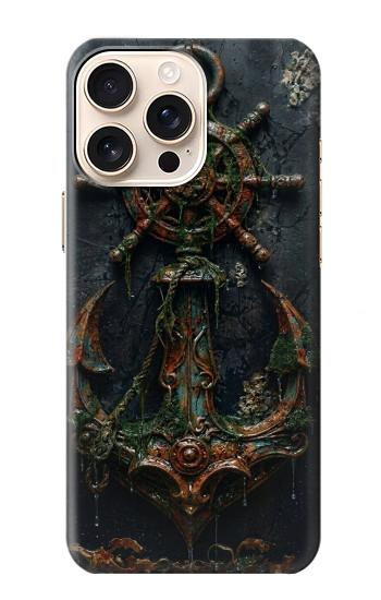 S4106 Vintage Maritime Anchor Helm Art Case For iPhone 16 pro