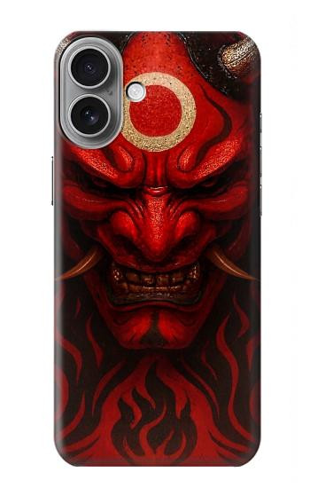 S4099 Mystic Red Demon Illustration Case For iPhone 16 plus