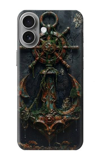 S4106 Vintage Maritime Anchor Helm Art Case For iPhone 16 plus