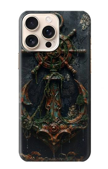 S4106 Vintage Maritime Anchor Helm Art Case For iPhone 16 pro max