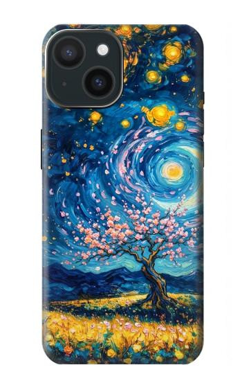 S4081 Dreamy Spiral Galaxy Night Sky Art Case For iPhone 15