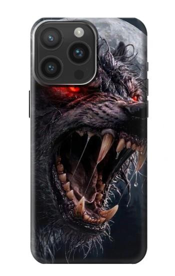 S4094 Wolf Moonlight Fantasy Art Case For iPhone 15 Pro Max