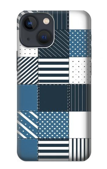 S4082 Modern Geometric Patchwork Pattern Case For iPhone 14