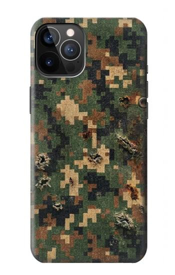 S4091 Green Digital Camouflage Pattern Case For iPhone 12, iPhone 12 Pro