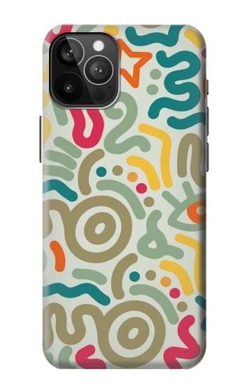 S4078 Abstract Colorful Doodle Pattern Case For iPhone 12 Pro Max