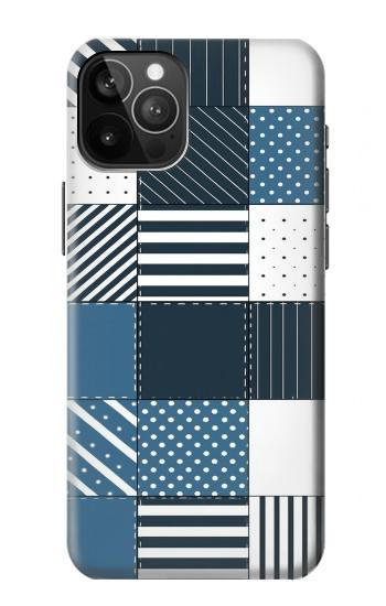 S4082 Modern Geometric Patchwork Pattern Case For iPhone 12 Pro Max