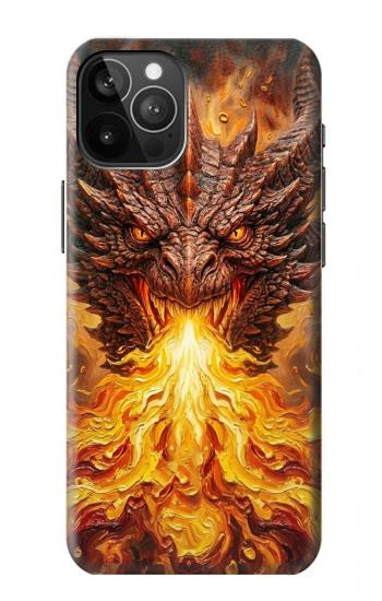 S4090 Epic Fire Dragon Fantasy Illustration Case For iPhone 12 Pro Max