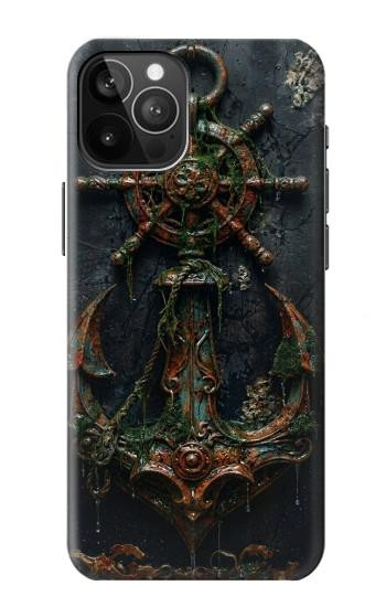 S4106 Vintage Maritime Anchor Helm Art Case For iPhone 12 Pro Max
