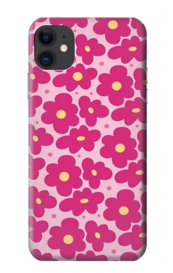 S4097 Pink Floral Seamless Pattern Design Case For iPhone 11