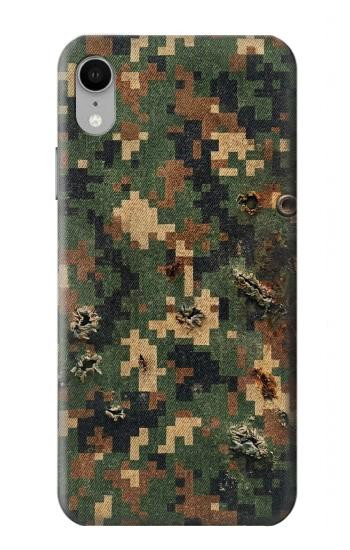 S4091 Green Digital Camouflage Pattern Case For iPhone XR