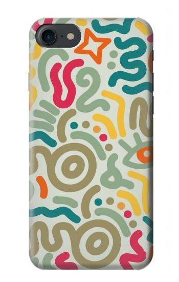 S4078 Abstract Colorful Doodle Pattern Case For iPhone 7, iPhone 8, iPhone SE (2020) (2022)