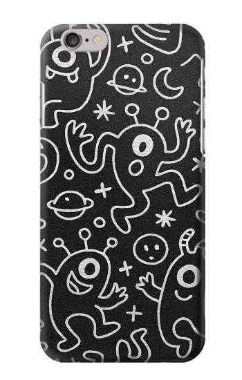 S4101 Cute Cartoon Monster Pattern Case For iPhone 6 6S