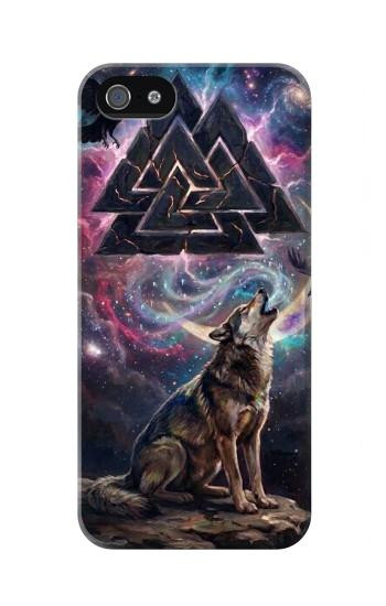 S4110 Mystic Wolf Ancient Symbol Artwork Case For iPhone 5 5S SE