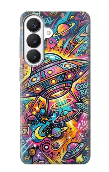 S4085 Cosmic Spaceship Psychedelic Art Case For Samsung Galaxy S26