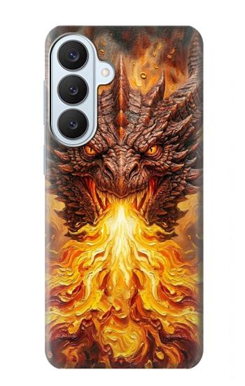 S4090 Epic Fire Dragon Fantasy Illustration Case For Samsung Galaxy S26 Plus