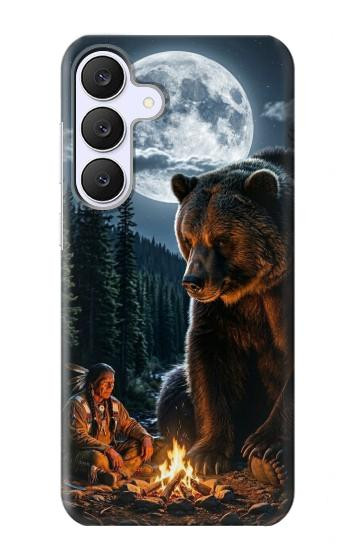 S4095 Majestic Bear Indian Wilderness Art Case For Samsung Galaxy S25 FE