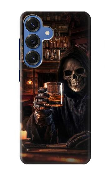 S4102 Vintage Skull Tavern Artwork Case For Samsung Galaxy S25