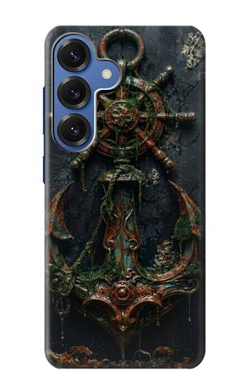 S4106 Vintage Maritime Anchor Helm Art Case For Samsung Galaxy S25
