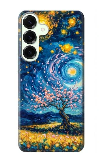 S4081 Dreamy Spiral Galaxy Night Sky Art Case For Samsung Galaxy S25 Plus