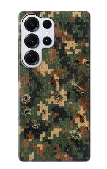 S4091 Green Digital Camouflage Pattern Case For Samsung Galaxy S25 Ultra