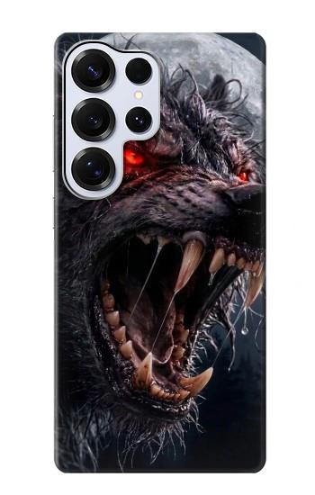 S4094 Wolf Moonlight Fantasy Art Case For Samsung Galaxy S25 Ultra