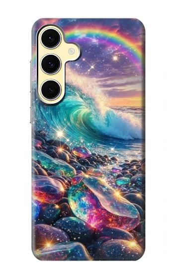 S4084 Rainbow Ocean Wave Fantasy Case For Samsung Galaxy S24 FE