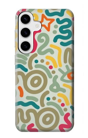 S4078 Abstract Colorful Doodle Pattern Case For Samsung Galaxy S24 Plus