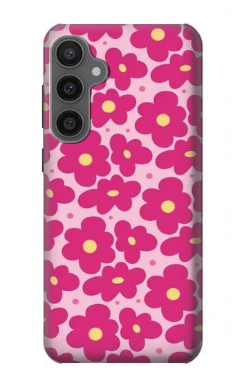 S4097 Pink Floral Seamless Pattern Design Case For Samsung Galaxy S23 FE