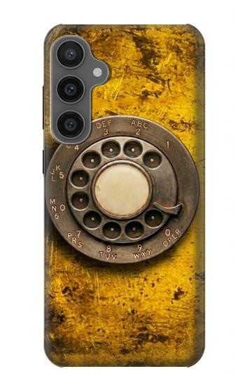 S4107 Retro Rotary Phone Dial Vintage Case For Samsung Galaxy S23 FE