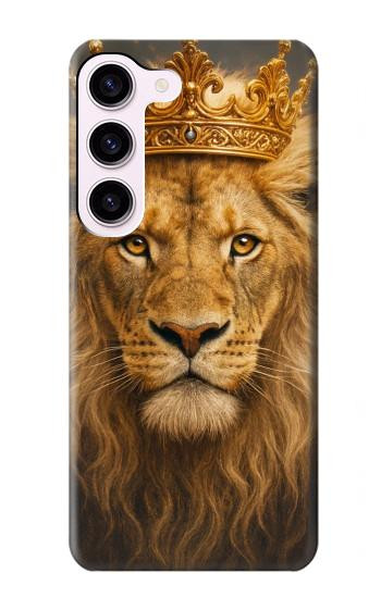 S4093 Royal Lion Portrait Artwork Case For Samsung Galaxy S23
