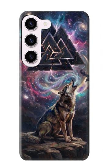 S4110 Mystic Wolf Ancient Symbol Artwork Case For Samsung Galaxy S23