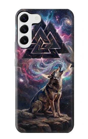 S4110 Mystic Wolf Ancient Symbol Artwork Case For Samsung Galaxy S23 Plus