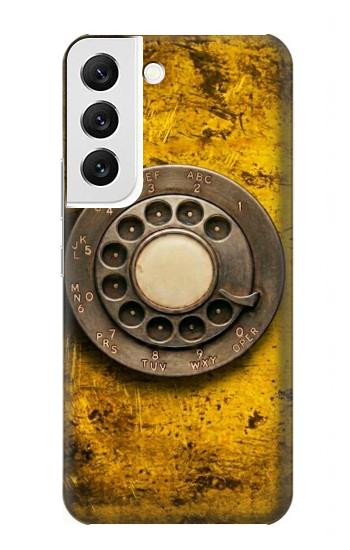 S4107 Retro Rotary Phone Dial Vintage Case For Samsung Galaxy S22