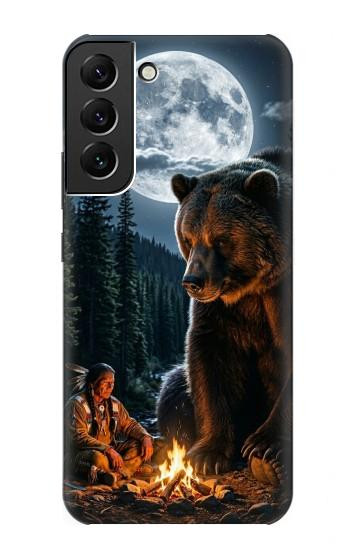 S4095 Majestic Bear Indian Wilderness Art Case For Samsung Galaxy S22 Plus