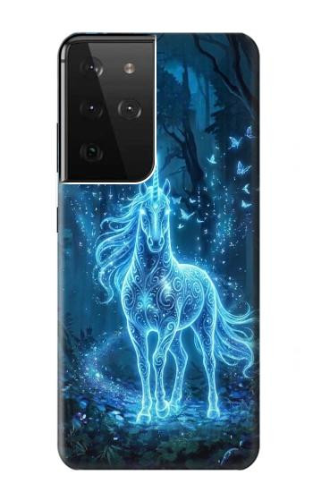 S4104 Mystical Forest Spirit Horse Fantasy Case For Samsung Galaxy S21 Ultra 5G