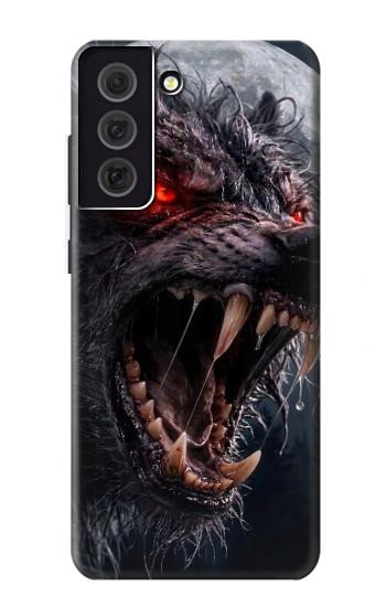 S4094 Wolf Moonlight Fantasy Art Case For Samsung Galaxy S21 FE 5G