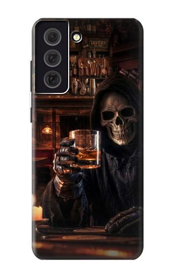 S4102 Vintage Skull Tavern Artwork Case For Samsung Galaxy S21 FE 5G