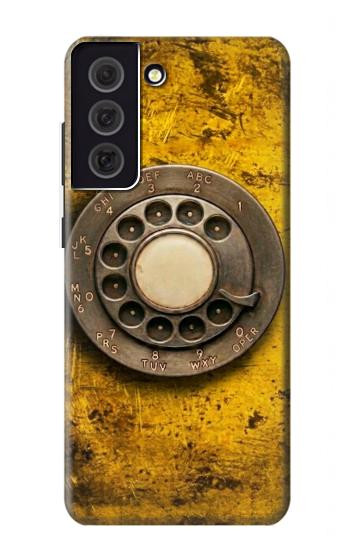 S4107 Retro Rotary Phone Dial Vintage Case For Samsung Galaxy S21 FE 5G
