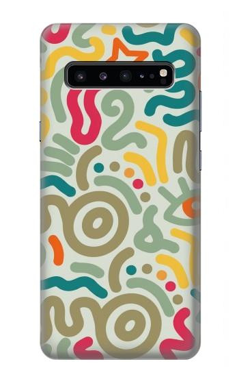 S4078 Abstract Colorful Doodle Pattern Case For Samsung Galaxy S10 5G