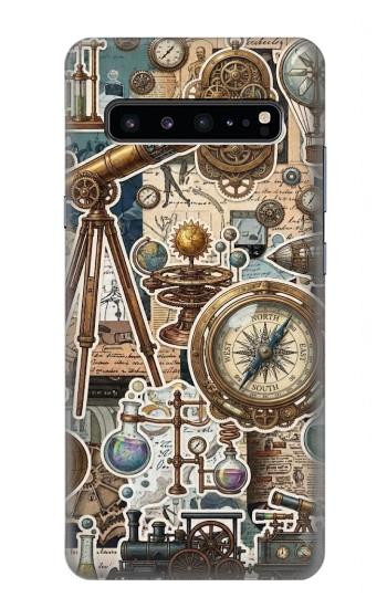 S4100 Vintage Scientific Discovery Collage Case For Samsung Galaxy S10 5G