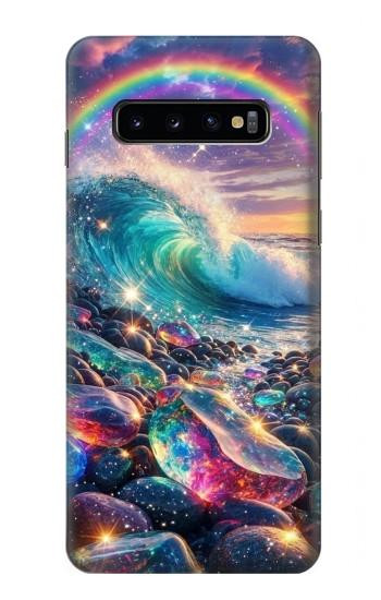 S4084 Rainbow Ocean Wave Fantasy Case For Samsung Galaxy S10